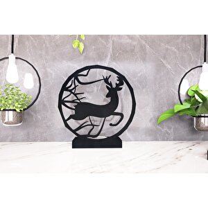M&c Concept Yılbaşı Model-1 Tekli Metal Mumluk - Siyah