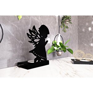 M&c Concept Yılbaşı Model-6 Tekli Metal Mumluk - Siyah