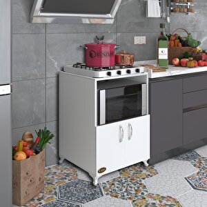 Ocak Dolabı Aysu Byz 85*60*57 Mutfak Modül Mini Fırın Mikrodalga Banyo Ofis