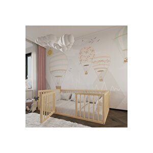 Montessori Kapılı Çocuk Yatağı 70x130 cm
