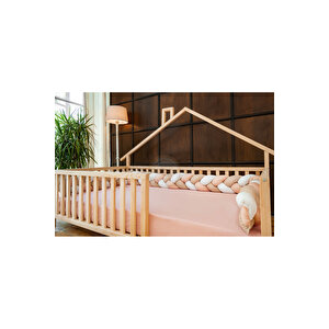 Montessori Çatılı Çocuk Yatağı Organik 90x190 cm