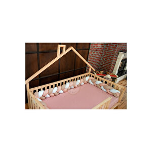 Montessori Çatılı Çocuk Yatağı Organik