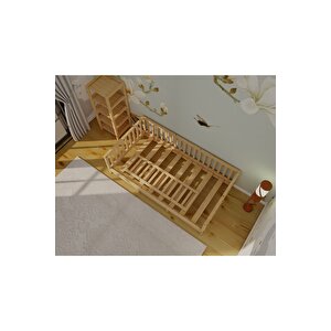 Çift Kullanımlı Montessori Çocuk Yatağı 90x190 cm