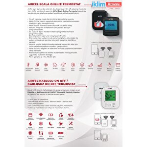 Airfel Maestro Optimum 20/24 Kw (17.000) Kcal Tam Yoğuşmalı Kombi