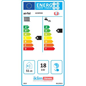 Airfel Maestro Optimum 20/24 Kw (17.000) Kcal Tam Yoğuşmalı Kombi