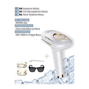 Bhrl-08 Buz Lazer Epilasyon 999.999 Atım- Cilt Gençleştirici- Akne Giderici- Lazer Epilasyon Aleti