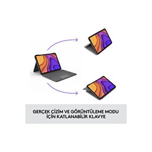 Logitech Folio Touch Ipad Air 4. Ve 5. Nesil Ile Uyumlu Aydınlatmalı Klavyeli Kılıf - İngilizce