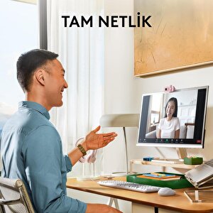 Brio 100 Full Hd 1080p Gizlilik Kapaklı Mikrofonlu Web Kamerası - Pembe