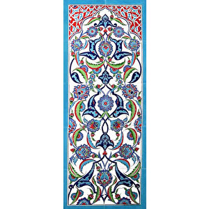 40x100 Cm Ed 701 Rumi El Dekoru Çini Pano