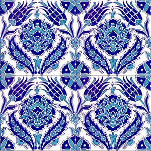 60x100 Cm Ac 54 Lale Serigraf Türk Hamamı Pano