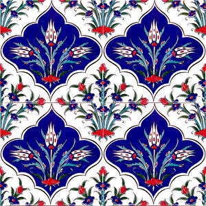 60x100 Cm Ac 45 İznik Serigraf Türk Hamamı Pano