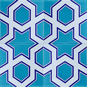 60x100 Cm Sp 98 Mavi Yıldız Serigraf Türk Hamamı Pano