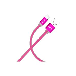3a Soft Kablo Lightning Şarj Ve Data Kablosu Pembe Sc-03