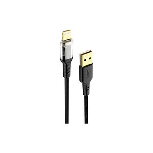 3.4a Lightning Şarj Ve Data Kablosu Siyah Sc-86