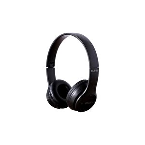 Wireless 5.0 Stereo Kulak Üstü Bluetooth Kulaklık Siyah Blt-25