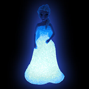 Frozen Renk Değiştiren Led Işıklı Lamba 16x9cm - Mavi,1 Adet