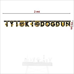İnşaat Partisi İyiki Doğdun Yazı - 2 Mt