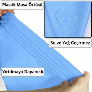 Masa Örtüsü 137cm X 270cm - Mavi
