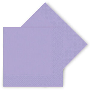 Makaron Peçete, 33 X 33 Cm - 16 Adet - Lila