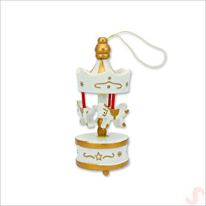 Kutulu Mini Atlı Karınca, 8,5cm X 3,5cm - Altın Süslü