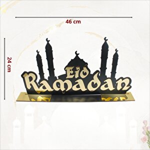 Eid Ramadan Pleksi Dekoratif Masa Süsü, 46cm X 24cm
