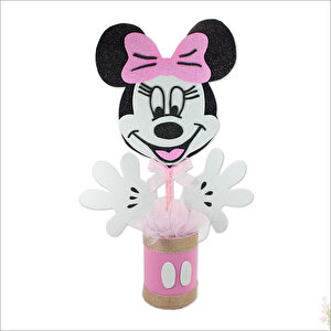 Minnie Mouse Masa Süsü, 45cm X 20cm - Pembe