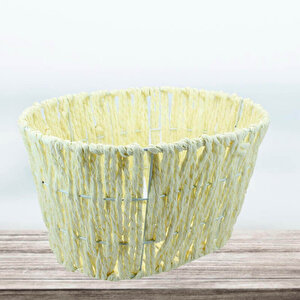 Oval Sepet - 24 X 18 X 14 Cm