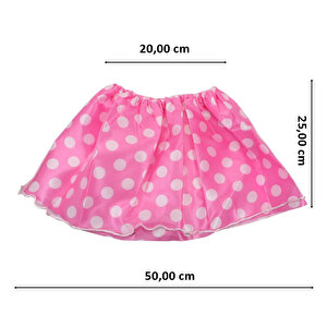 Tütü Etek Ve Taç Takım Seti, Pembe