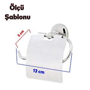 Krom Metal Sağlam Aparat Vidalı Lavabo Banyo Wc Bez Havlu Çatal Askı Tuvalet Kağıtlık 3'lü Set