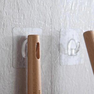 Kendinden Yapışkanlı Kapı Askılığı Duvar Banyo Mutfak Askısı