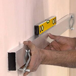Mıknatıslı Aluminyum Su Terazisi 80 Cm Duvar Fayans Marangoz Mühendislik Ölçüm Eğim Ölçü Eğik Ölçme