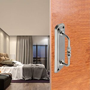 Saclı El Tutamagı Çekme Kolu Kapı Tutma Kulbu 14,5 Cm Krom Metal Kulp Kapı Tutamağı