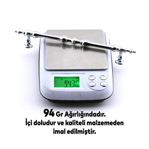 Şehzade Kulp Mobilya Mutfak Dolabı Çekmece Dolap Kulpları Kapak Kulpu Kulbu Krom 160 Mm Metal