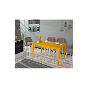 Yenice 130x70 Mutfak Masası Sarı