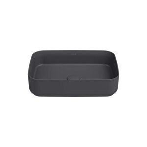 Isvea Infinity Tezgah Üzeri Lavabo 50cm Antrasit