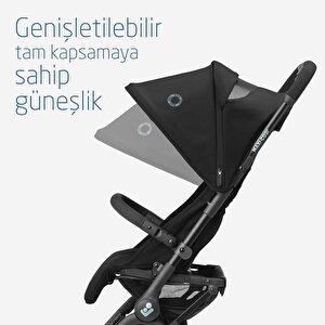 Maxi-Cosi Lara2-Cabriofix I-Size Ultra Kompakt Kabin Boy Seyahat Sistem Bebek Arabası Essential Black