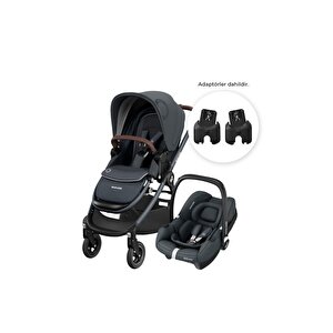 Maxi-Cosi Adorra2-Cabriofix I-Size Çift Yönlü Seyahat Sistem Bebek Arabası Essential Graphite
