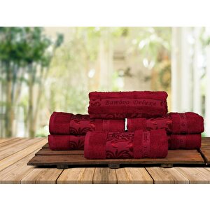 Bambu Havlu, %100 Organik, Bambu, Havlu Seti, 50x90 Cm - 6'lı Paket, Premium, Ultra Yumuşak, Dekoratif