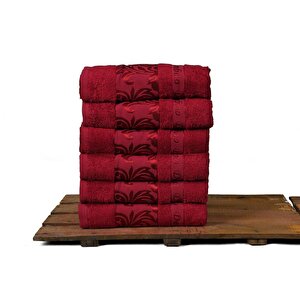 Bambu Havlu, %100 Organik, Bambu, Havlu Seti, 50x90 Cm - 6'lı Paket, Premium, Ultra Yumuşak, Dekoratif