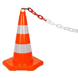 Plastik Zincir Sarı-siyah 25 M