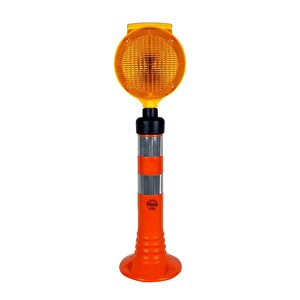 Solar Yuvarlak Flaşörlü Delinatör Seti Turuncu
