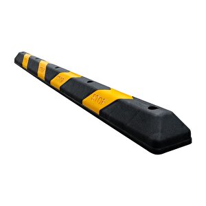 10'lu Plastik Oto Park Araç Stoperi 190 Cm Siyah-sarı