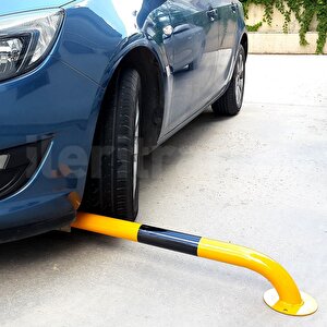 10'lu Oto Park Araç Stoperi Boru Tip Sarı 200x16cm 60mm
