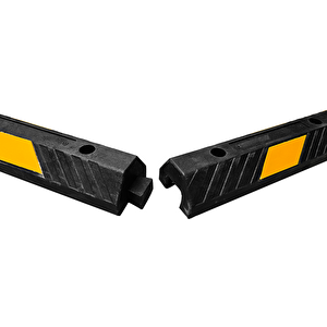 10'lu Kauçuk Araç Stoperi, Oto Park Stoperi 183x15x10 Cm