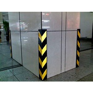 Kauçuk Otopark Köşe Kolon Koruyucu (eko-köşeli) Onlu Set