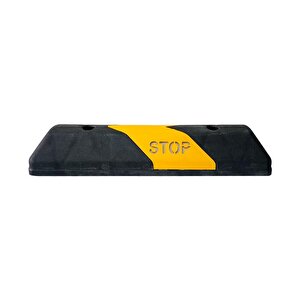10'lu Plastik Oto Park Araç Stoperi 60 Cm Siyah-sarı
