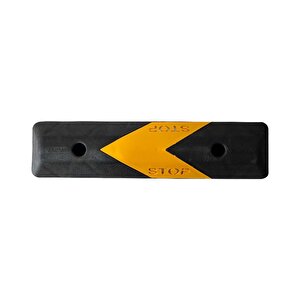 10'lu Plastik Oto Park Araç Stoperi 60 Cm Siyah-sarı