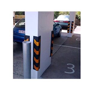 Kauçuk Otopark Köşe Kolon Koruyucu (eko-oval)