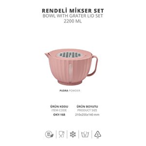 Okyanus Home Pudra Coliseum Rendeli Mikser Set