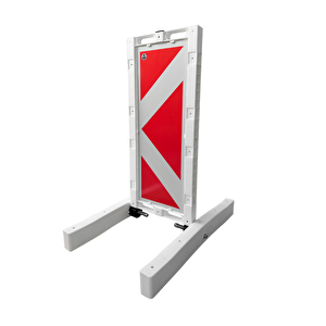Katlanır Uyarı Levhalı Bariyer 420 X 1100 Mm